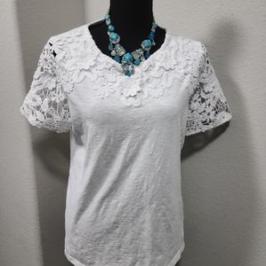 White cotton blouse
